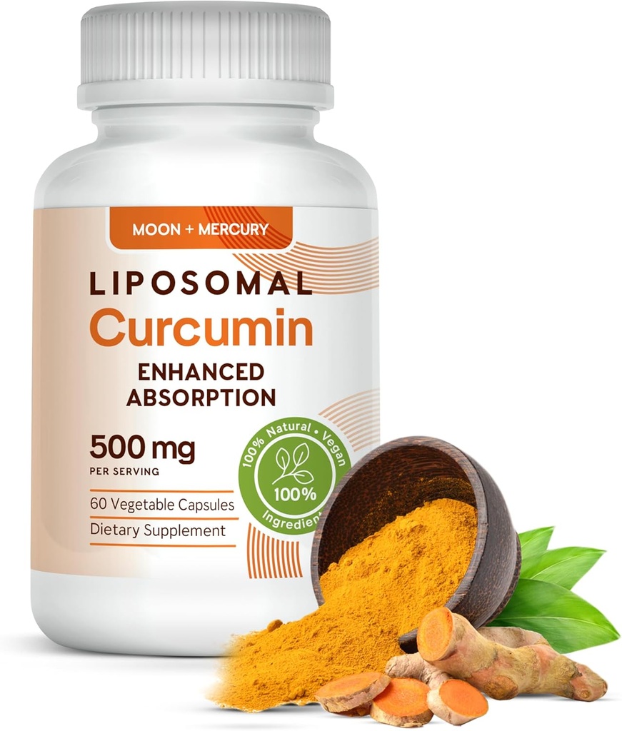 Liposomal Turmeric Curcumin 500mg - 60 Turmeric Curcumin Συμπληρώματα Κάψουλες