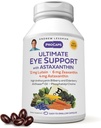 ANDREW LESSMAN Ultimate Eye Support with Astaxanthin 180 Softgels - 12mg Lutein, 6mg Zeaxanthin, 4mg Astaxanthin, Bilberry. Βασικά θρεπτικά συστατικά για την υποστήριξη της υγείας των ματιών, την προώθηση της υγιούς όρασης. Χωρίς πρόσθετα