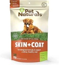 Pet Naturals Skin and Coat for Dogs with Dry, Ichy and Irritated Skin, 30 Chews - Λάδι σολομού, βιταμίνη Ε και έλαιο flax - Χωρίς καλαμπόκι ή σιτάρι - Vet Συνιστάται
