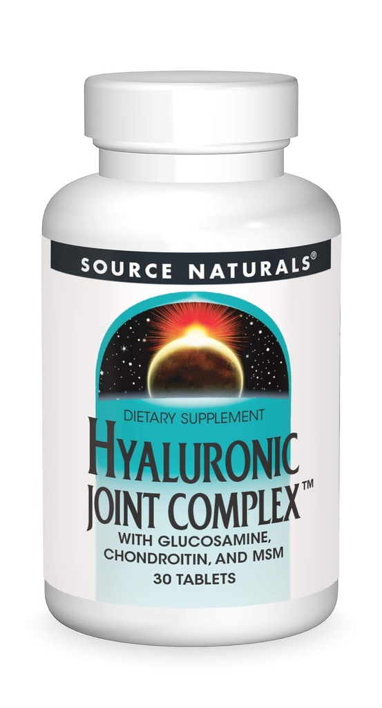 Source Naturals Hyaluronic Joint Complex με γλυκοζαμίνη, χονδροϊτίνη & MSM - 30 δισκία