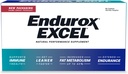 Pacific Health Endurox Excel Natural Performance Supplement, Αυξάνει Μεταβολισμό & Κατασκευάζει την αντοχή με Ciwujia (Ginseng) Root - 60 Caps