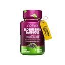 ORZAX Elderberry Capsules - Immune Support Supplement with Elderberry Vitamin C and Zinc - Antioxidants Supplement for Women and Men (60 Vegetable Capsules)