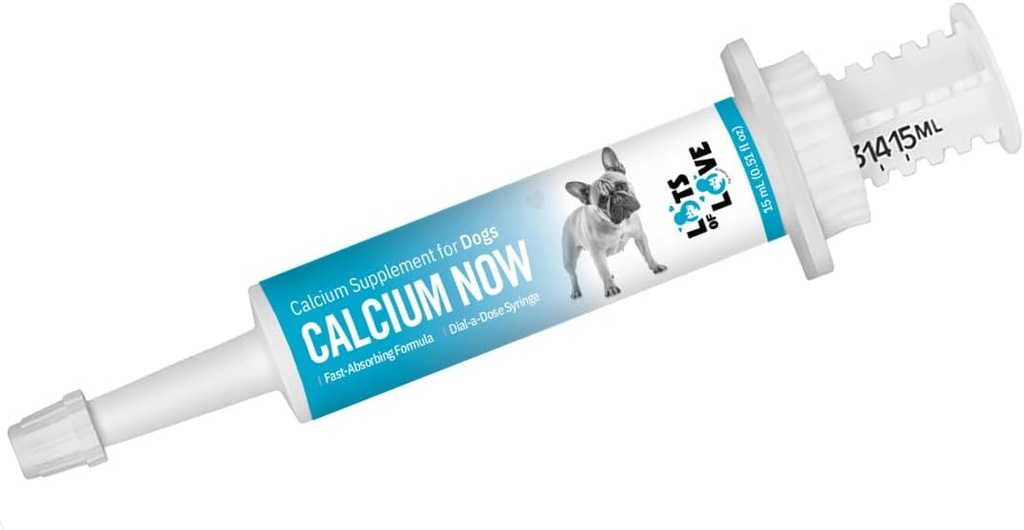 Calcium Now - Στοματικό Ασβέστιο για Σκύλους που Βοηθούν (15 ml) - Συμπλήρωμα Ασβέστου για Σκύλους - Φυλή Φιλικό Ασβέστιο για Σκύλους - Πολλά Προϊόντα Κατοικιδίων