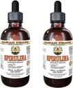 Spirulina Alcohol-free Liquid Extract, Organic Spirulina (Arthrospira platensis) Αποξηραμένα Άλγα Γλυκερίτης Φυσικό βοτανικό συμπλήρωμα, Χαβάη Pharm, ΗΠΑ 2x2 fl.oz
