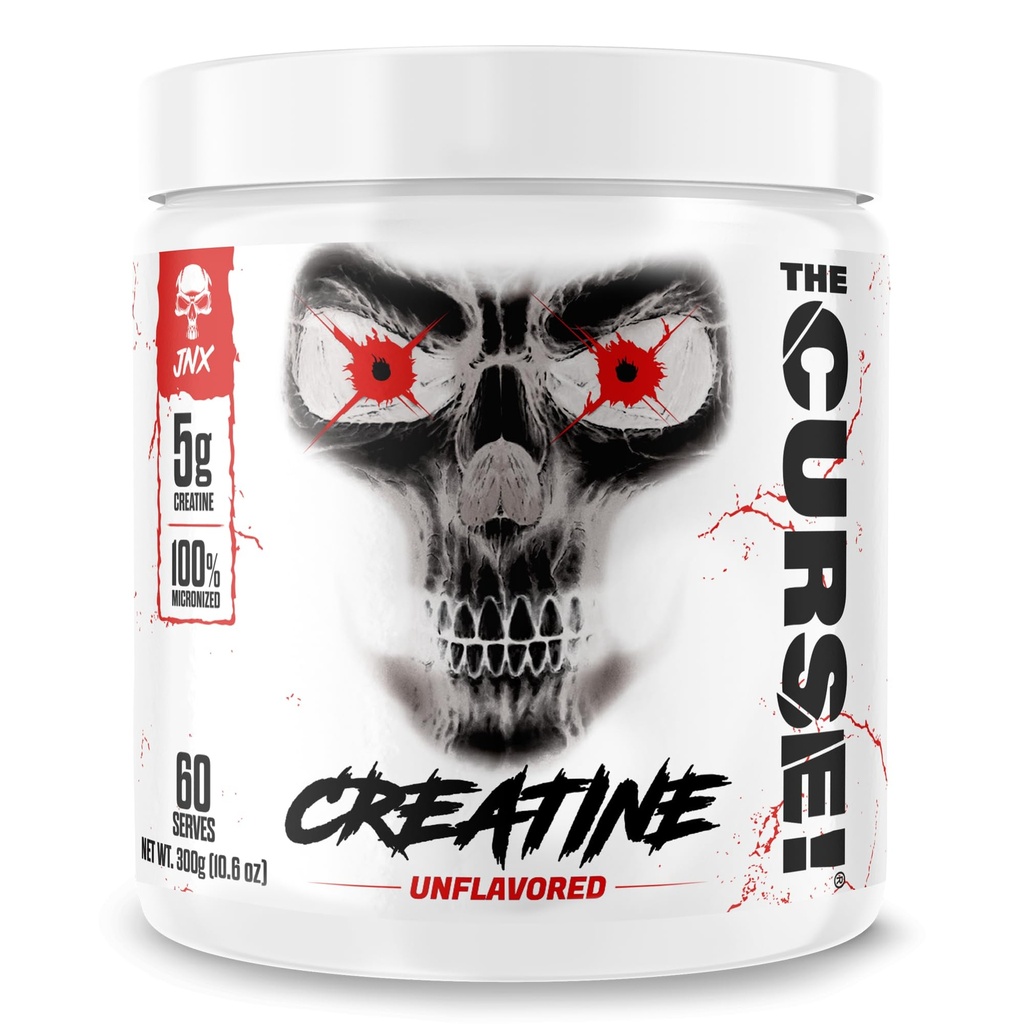 JNX ΑΘΛΗΤΙΚΗ Η Κατάρα! Creatine Monohydrate Powder 60 Σερβιρίσματα  Ουγγιά