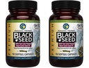 Amazing Herbs Premium Black Seed Oil Capsules - Χωρίς γλουτένη, Μη ΓΤΟ, Ψυχρό Πιέζεται Nigella Sativa Aids σε Digestive Υγεία, Ανοσοποιητική Υποστήριξη, Εγκεφαλική Λειτουργία - 90 Count, 500mg (Pack of 2)