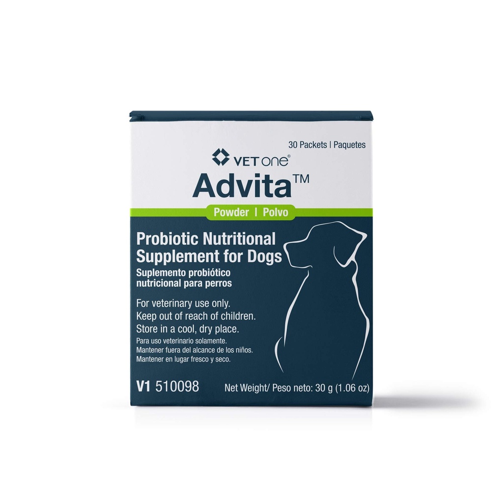 VetOne Advita Probiotic συμπλήρωμα διατροφής για σκύλους - 30, 1 g πακέτα