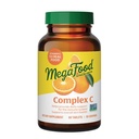 MegaFood Complex C - Vegan Vitamin C Immune Support Supplement, Vitamin C Supplement Made with Real Food Including Orange, Cranberry & Brown Rice, Gluten-Free - 60 Tablets, 60 Servings