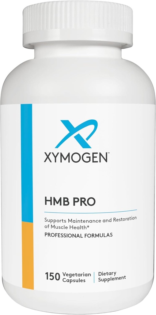 XYMOGEN HMB PRO - HMB συμπληρώματα για την αποκατάσταση των μυών - Συμπλήρωμα ασβεστίου με βιταμίνη D3 - Χωρίς γλουτένη, Vegan, μη ΓΤΟ (150 κάψουλες)