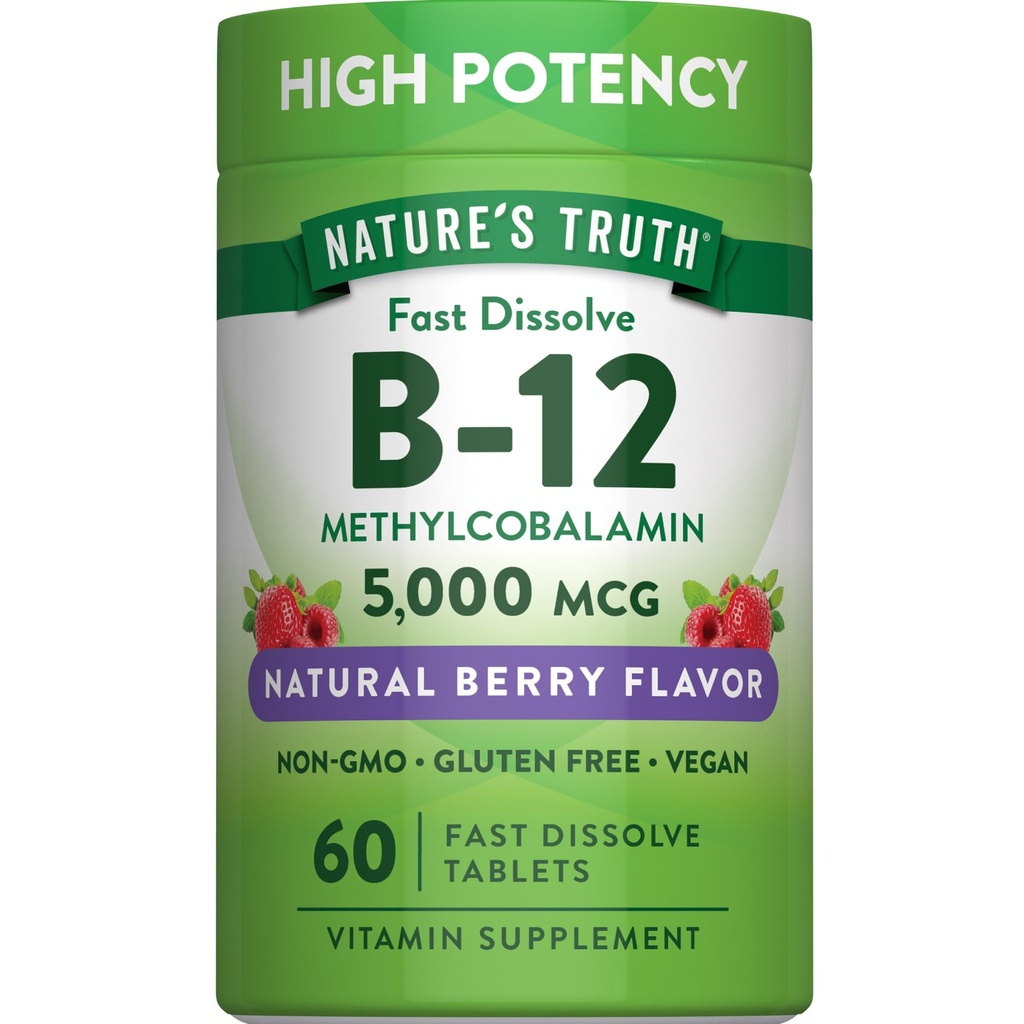 Nature's Truth B12 Βιταμίνη 5000 mcg 