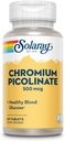 Solaray Chromium Picolinate δισκία, 500 mcg 