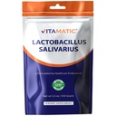 Vitamatic Lactobacillus Salivarius Probiotic Powder - Digestive Support - 100 γραμμάρια (3, 5 OZ) - 100 υπηρεσίες