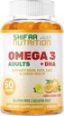 SHIFAA NUTRITION Vegan Omega 3 Gummies for Adults 