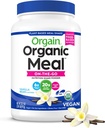 Orgain Organic Vegan Meal Replacement Protein Powder, Vanilla Bean - 20g Πρωτεΐνη με βάση το φυτό, Χωρίς γλουτένη, Χωρίς γαλακτοκομικά, Χωρίς λακτόζη, Χωρίς σόγια, Χωρίς ζάχαρη, Για Smoothies & Shakes - 2,03lb