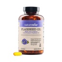 NatureWise flaxseed Oil 1200 mg, Fish Free Omega 3 6 9 με 720mg ALA, Συμπλήρωμα διατροφής για την υποστήριξη της υγείας της καρδιάς - Βιολογικό, κρύο πιεσμένο, μη GMO - 120 Softgels[4-Month Supply]