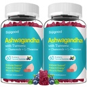 2 Πακέτο Ashwagandha Gummies, Υποστήριξη για την ασυλία, χαλάρωση, ηρεμία Mood & Zzz, Ashwagandha συμπληρώματα για άνδρες & γυναίκες, φυσικό άρωμα βατόμουρο, 120 κόμης