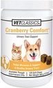 Vet Classics Cranberry Comfort urinary Tract συμπλήρωμα κατοικίδιων ζώων για σκύλους, γάτες – Διατηρεί την υγεία της ουροδόχου κύστης, τον έλεγχο της ουροδόχου κύστης γάτας – συμπληρώματα κατοικίδιων ζώων για την ακράτεια – 120 μαλακά μάσημα