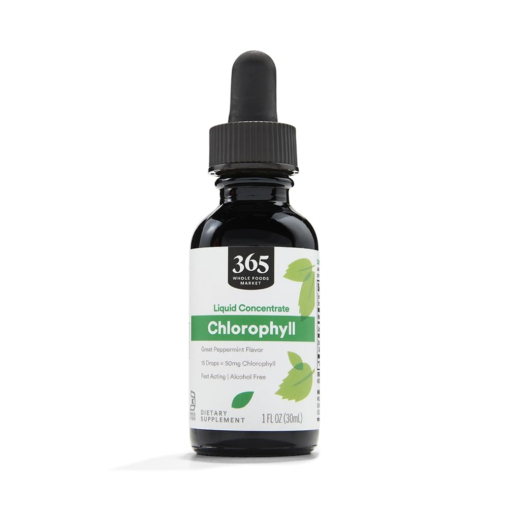 365 από το Whole Foods Market, Liquid Concent Chlorophyl, Peppermint Flavor, 1 Fl Oz
