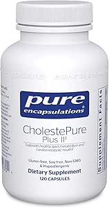 Pure Encapsulations CholestePure Plus II | Phytosterol, Berberine and Flavonoid-Rich Bergamot Extract to Support Healthy Lipid Metabolism and Cardiometabolic Health | 120 Capsules