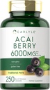 Κάψουλες καρλυλιού Acai Berry 6000mg 