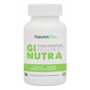 NaturesPlus GI Natural Total Digestive Wellness - 90 Διπλωμένα δισκία - με L-Γλουταμίνη, Προβιοτικά, Πρεβιοτικά & Ένζυμα - Χωρίς γλουτένη - 30 Σερβιέτες