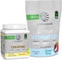 Sunwarrior Creatine Μονοϋδρική σκόνη Λεμονάδα Γεύση 50 Σερβίρει & Ενυδατική Ηλεκτρόλυτη Μείξη Καρύδας Berry Γεύση 30 Υπηρεσίες
