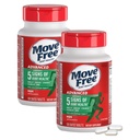Μετακίνηση δωρεάν Advanced Glucosamine Chondroitin MSM κοινό συμπλήρωμα υποστήριξης, υποστηρίζει την κινητικότητα, την άνεση, τη δύναμη, την ευελιξία & τα οστά, 120 δισκία / 40 εξυπηρετούν (2 Pack)