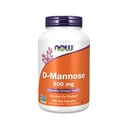 Τώρα Τρόφιμα D-μαννόζη 500 mg, 240 κάψουλες Veg