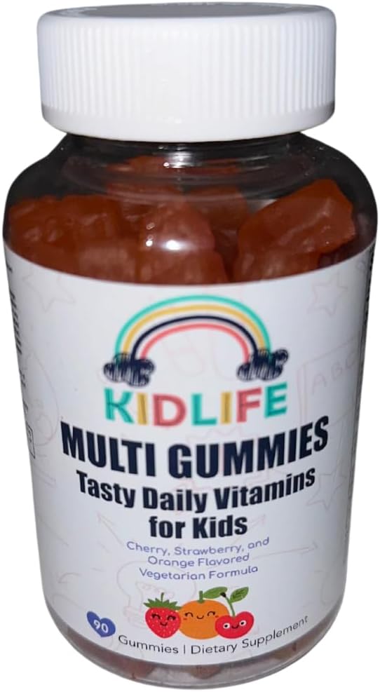 KJ3 Essentials KIDLIFE Daily Gummies- Βιταμίνες για παιδιά 90 Count Vegan. Ανοσολογική Υποστήριξη. Μαλακό και νόστιμο