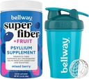 Bellway Super Fiber σκόνη + φρούτα, μικτές shaker μπουκάλι