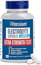 Vitasium Extra Strength Electrolyte Κάψουλες, 750mg Νάτριο για τη Διαχείριση των POTS και των Διαιτήσεων Υψηλού Νατρίου, Άγευστα, 100 Χάπια Αλάτι (Μέγεθος 00)