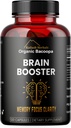 Bacopa, Οργανικός Εγκέφαλος Booster, Nootropic Brain Supplement, Bacopa Monnieri/Brahmi, για ψυχική οξύτητα, εστίαση, μνήμη, και γνωστική ευεξία, 120 κάψουλες 500mg, 2 μήνες προσφοράς