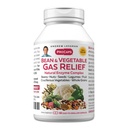 ANDREW LESSMAN Bean and Fegetary Gas Relief 60 Κάψουλες - Natural Enzyme Complex Μειώνει το αέριο, Αυξάνεται από Φασόλια, Κρουσοφόρα Λαχανικά, Φρούτα, Σπόροι και Άλλα Τρόφιμα. Απαλά και αποτελεσματικά