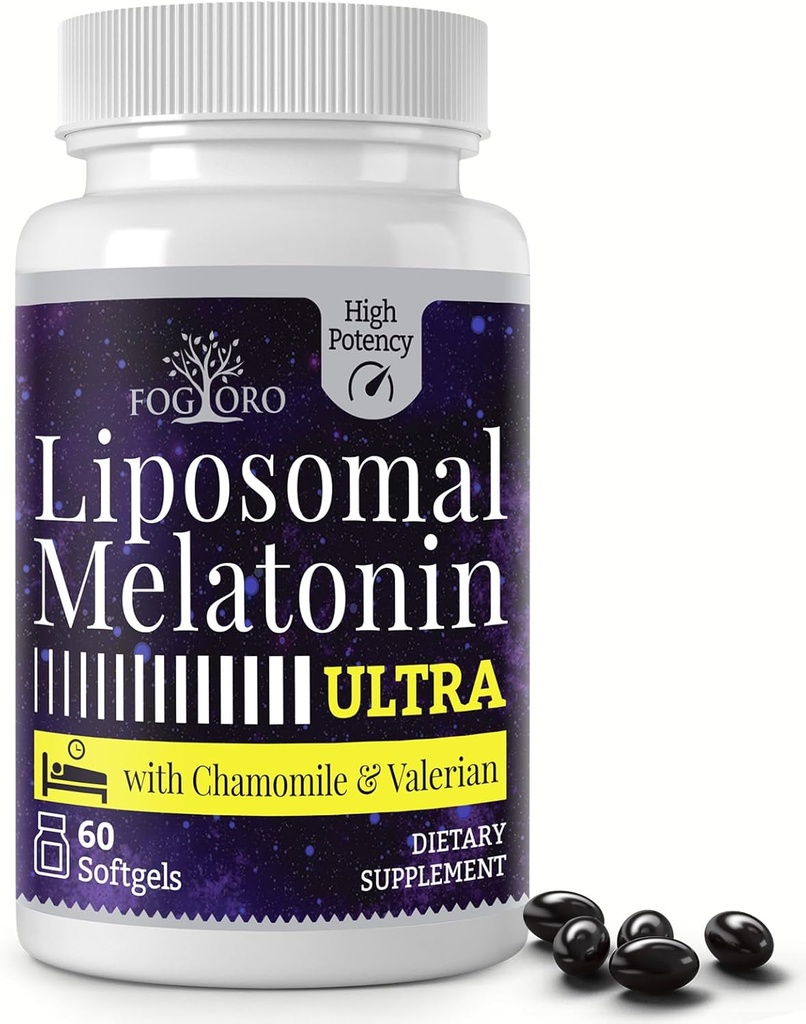 Fogoro Μελατονίνη 60mg-Πέφτει ύπνος πιο γρήγορα, Μείνετε κοιμισμένοι περισσότερο, υψηλή δόση