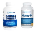 Kidney Shield Support Omega 3 Kidney Cleanse Kidney-D Supplement Vitamin D Bundle