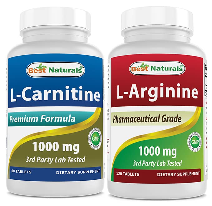 Best Naturals L-καρνιτίνη 1000mg & L-αργινίνη 1000 mg