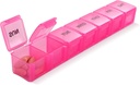 Pink XL Extra Large Weekly and Daily Pill Organizer for Pills/Vitamin/Fish Oil/Supplements (Pink)
