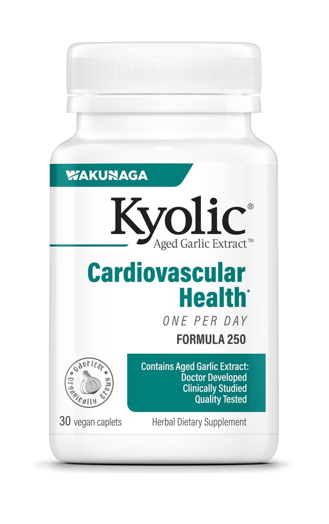 Kyolic Aged Garlic Extract Formula 250, Καρδιαγγειακό