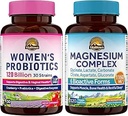 Vitalitown Probiotic + Magnesium Bundle (Pack of 2) | Women's Probiotics (Item 1) & Magnesium Complex (Item 2) | 30 Probiotic Capsules & 120 Magnesium Capsules