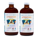 LIQUIDHEALTH Προσοχή, Liquid Multivitamin for Kids & Teens - Βελτιώνει τη διατήρηση μνήμης, τη συγκέντρωση, τη συγκέντρωση, τη διάθεση, τη χαλάρωση και την ηρεμία - Made in The USA, Great Taste, Vegan, Sugar-Free (2 Pack)