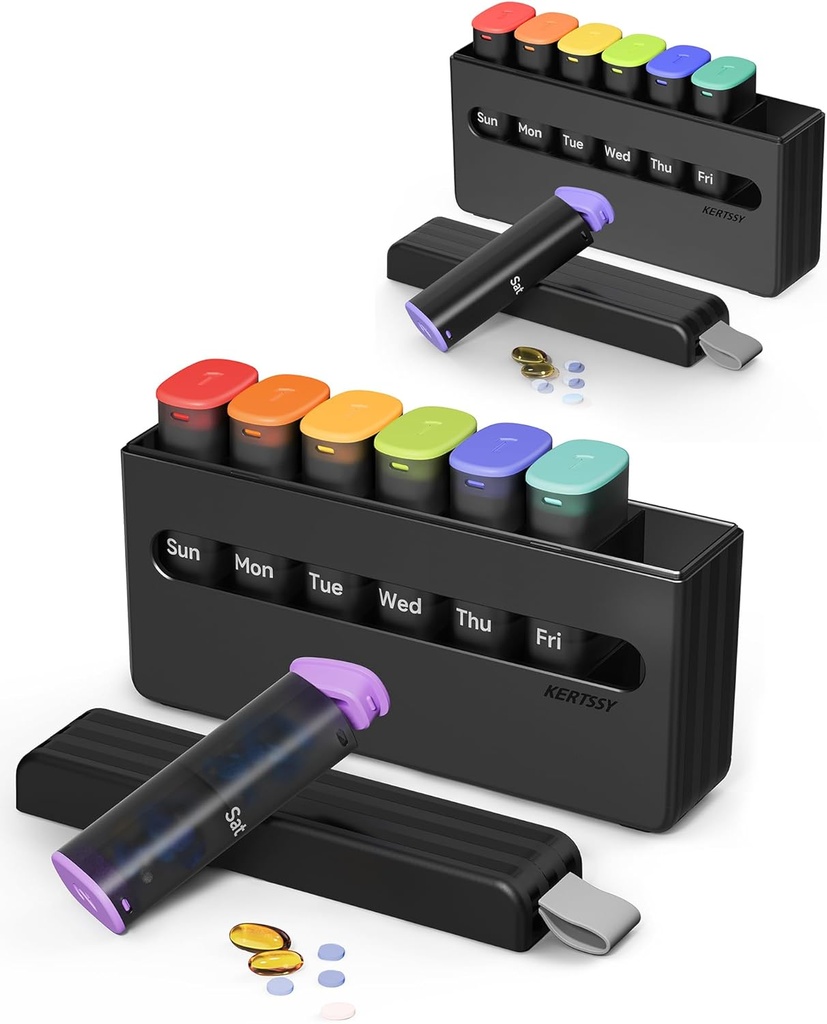 Εβδομαδιαία Διοργανωτής Χάπια 2 φορές την ημέρα - Am Pm Pill Box 7 ημέρα, μεγάλη διπλή ιατρική θήκη Χάπια για την καθημερινή φαρμακευτική αγωγή, βιταμίνες, ιχθυέλαια, Συμπληρώματα Φορητό δοχείο κάτοχος χάπι εβδομάδα.