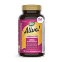 Nature's Way Alive! Ultra Potency Multivitamin for Women 50 Plus, Complete High Potency Formula with Vitamin D3, C, E, Methylated B12, Supports, Heart, Brain, and Bone Health*, 150 Tablets