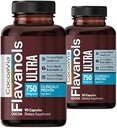 CocoaVia Memory+ Brain Supplement, 60 Day, 750 mg Cocoa Flavanols, Memory & Brain Booster, Vegan, Plant Based,180 Κάψουλες