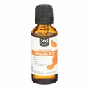365 από το Whole Foods Market, Vitamin D-3 Liquid Citrus Flavor 1000IU, 1 OZ