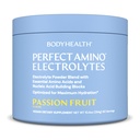 BodyHealth PerfectAmino Electrolytes Powder No Sugar, Hydration Fasting Keto Zero Sugar Electrolytes Drink Mix with Trace Minerals - Passion Fruit - 60 Servings