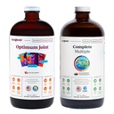 LIQUIDHEALTH Optimum Joint Glucosamine Chondroitin Supplement & Complete MultiDaily Multivitamin Bundle for Men & Women - Immune Support, Bone Joint Health, Whole Foods - USA Made, Vegan, Non-GMO