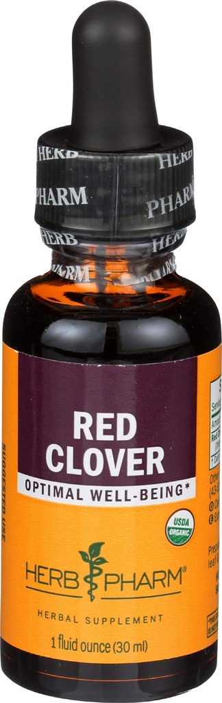 Βότανο Pharm Certified Organic Red Clover Liquid Extract, 1 Fl Oz
