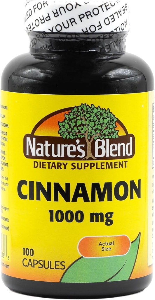 Κανέλα φύσεων 1000 mg 100 Caps