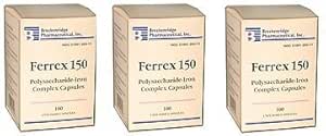 Ferrex 150 Polysaccharide Iron Complex Capsules By Breckenridge - 100 Ea by Marble Medical