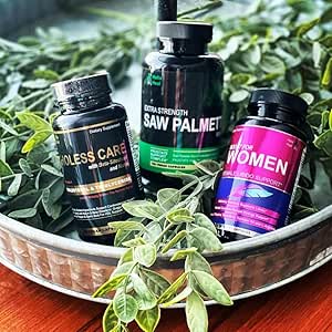 Libido Booster για γυναίκες, πριόνι Palmetto και Cholesterol Support - Εκπτωτική Bundle